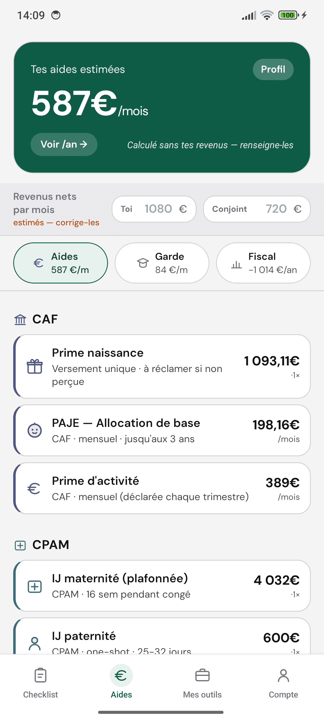 Tes aides